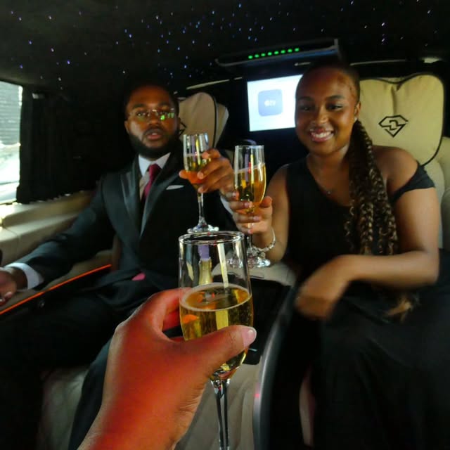 Passengers sharing a celebratory toast in the Layana cabin
